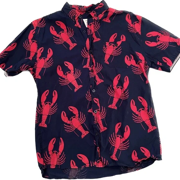 size medium short sleeve men’s button down x3 shirts - Picture 5 of 7